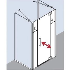 Meilleure vente 🌟 Kermi Porte Battante Pasa XP 1GL 1100x 1850 BV : 1050-1110 SIMG Verre Trempé Transparent 😀 9 Meilleure vente 🌟 Kermi Porte Battante Pasa XP 1GL 1100x 1850 BV : 1050-1110 SIMG Verre Trempé Transparent 😀 -KERMI Soldes Boutique 42018709 3