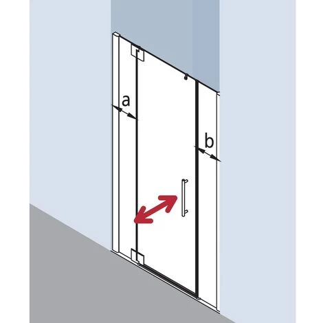 Meilleure vente 🌟 Kermi Porte Battante Pasa XP 1GL 1100x 1850 BV : 1050-1110 SIMG Verre Trempé Transparent 😀 6 Meilleure vente 🌟 Kermi Porte Battante Pasa XP 1GL 1100x 1850 BV : 1050-1110 SIMG Verre Trempé Transparent 😀 – Image 4