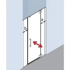 Meilleure vente 🌟 Kermi Porte Battante Pasa XP 1GL 1100x 1850 BV : 1050-1110 SIMG Verre Trempé Transparent 😀 11 Meilleure vente 🌟 Kermi Porte Battante Pasa XP 1GL 1100x 1850 BV : 1050-1110 SIMG Verre Trempé Transparent 😀 -KERMI Soldes Boutique 42018709 5