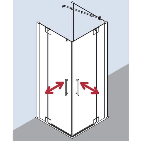 Nouveau 🔔 Kermi Demi-pièce D’angle à Droite Pasa XP EPR 0750x 1850 BV : 720-750 SIMG Verre Trempé Transparent Clean ✔️ 5 Nouveau 🔔 Kermi Demi-pièce D’angle à Droite Pasa XP EPR 0750x 1850 BV : 720-750 SIMG Verre Trempé Transparent Clean ✔️ – Image 3