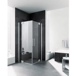 Top 10 ✨ Kermi Demi-pièce D’angle à Droite Pasa XP EPR 1200x 1850 BV : 1170-1200 SIHG Verre Trempé Opaco ✔️