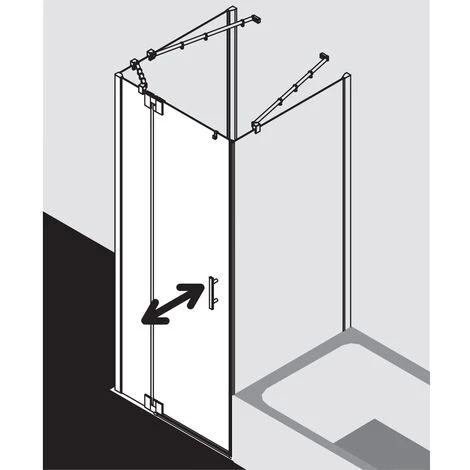 Acheter ✔️ Kermi Porte Battante Filia XP 1WL 0750x 2000 BV : 725-750 SIHG Verre Trempé Transparent Clean ❤️ 6 Acheter ✔️ Kermi Porte Battante Filia XP 1WL 0750x 2000 BV : 725-750 SIHG Verre Trempé Transparent Clean ❤️ – Image 4