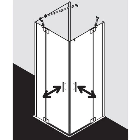 Sortie 🔥 Kermi Demi-pièce D’angle à Gauche Filia XP EPL 0830x 2000 GAK : 785-810 SIHG Verre Trempé Transparent Clean 😍 7 Sortie 🔥 Kermi Demi-pièce D’angle à Gauche Filia XP EPL 0830x 2000 GAK : 785-810 SIHG Verre Trempé Transparent Clean 😍 – Image 5