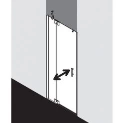 Sortie ???? Kermi Porte Battante Filia XP 1TL 0800x 1850 BV : 780-810 SIHG Verre Trempé Transparent ???? 6 Sortie ???? Kermi Porte Battante Filia XP 1TL 0800x 1850 BV : 780-810 SIHG Verre Trempé Transparent ???? -KERMI Soldes Boutique 42032026 2