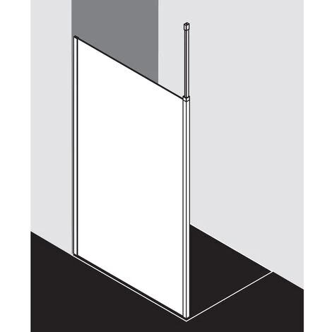 Meilleur prix 🛒 Kermi WALK-IN XB WDR 1100x 2000 BV : 1080-1100 SWS Verre Trempé Transparent ✔️ 4 Meilleur prix 🛒 Kermi WALK-IN XB WDR 1100x 2000 BV : 1080-1100 SWS Verre Trempé Transparent ✔️ – Image 2