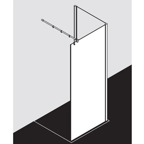 Tout neuf ???? Kermi WALK-IN FILIA XP TWG 1000x 1850 BV : 975-1000 SIHG Verre Trempé Transparent Clean ???? 5 Tout neuf ???? Kermi WALK-IN FILIA XP TWG 1000x 1850 BV : 975-1000 SIHG Verre Trempé Transparent Clean ???? – Image 3