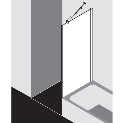 De gros ???? Kermi Paroi Latérale Diga TVD 1000x 1750 BV : 980-1000 WEI Verre Trempé Transparent ???? 4 De gros ???? Kermi Paroi Latérale Diga TVD 1000x 1750 BV : 980-1000 WEI Verre Trempé Transparent ???? – Image 2