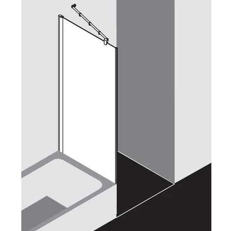 Promo 👏 Kermi Paroi Latérale Diga TVD 0800x 1750 BV : 780-800 WEI Verre Trempé Transparent Clean 🛒 5 Promo 👏 Kermi Paroi Latérale Diga TVD 0800x 1750 BV : 780-800 WEI Verre Trempé Transparent Clean 🛒 – Image 3
