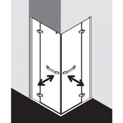 Meilleure affaire â Kermi Demi-pièce D’angle à Gauche Tusca EPL 1200x 2000 BV : 1175-1195 SIHG Verre Trempé Opaco đ 5 Meilleure affaire â Kermi Demi-pièce D’angle à Gauche Tusca EPL 1200x 2000 BV : 1175-1195 SIHG Verre Trempé Opaco đ -KERMI Soldes Boutique 42036618 2