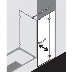 Grosses soldes 💯 Kermi Porte Battante Tusca 1NL 1000x 2000 BV: 975-995 SIHG Verre Trempé Transparent 🔔 -KERMI Soldes Boutique 42037362 5