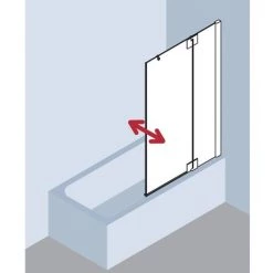 Remise ⭐ Kermi Vantail Pivotant Pasa XP DTL 0900x 1500 BV : 870-900 SIMG Verre Trempé Transparent Clean ???? -KERMI Soldes Boutique 42039853 3