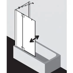 Remise ⭐ Kermi Vantail Pivotant Pasa XP DTL 0900x 1500 BV : 870-900 SIMG Verre Trempé Transparent Clean ???? -KERMI Soldes Boutique 42039853 4