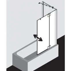 Remise ⭐ Kermi Vantail Pivotant Pasa XP DTL 0900x 1500 BV : 870-900 SIMG Verre Trempé Transparent Clean ???? -KERMI Soldes Boutique 42039853 5