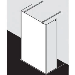 Budget ???? Kermi WALK-IN XB FProfil WA 1400x 2000 BV : 1400 SIHG Verre Trempé Transparent Clean ???? -KERMI Soldes Boutique 42040065 2