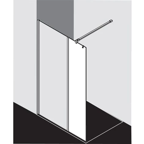 Vente flash ⭐ Kermi Cadre Fixe WALK-IN XB WIH 0600x 2000 BV : 600 SIHG Verre Trempé Transparent Clean 🌟 5 Vente flash ⭐ Kermi Cadre Fixe WALK-IN XB WIH 0600x 2000 BV : 600 SIHG Verre Trempé Transparent Clean 🌟 – Image 3