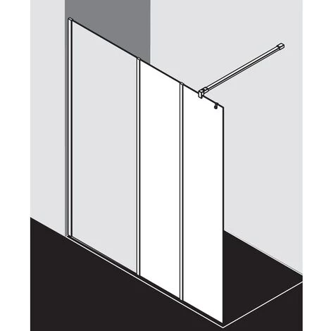 Vente flash ⭐ Kermi Cadre Fixe WALK-IN XB WIH 0600x 2000 BV : 600 SIHG Verre Trempé Transparent Clean 🌟 6 Vente flash ⭐ Kermi Cadre Fixe WALK-IN XB WIH 0600x 2000 BV : 600 SIHG Verre Trempé Transparent Clean 🌟 – Image 4