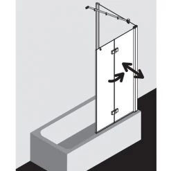 Grosses soldes ⭐ Kermi Vantail Diga 2PL 1200x 1500 BV : 1185-1205 WEI Verre Trempé Transparent Clean ???? 11 Grosses soldes ⭐ Kermi Vantail Diga 2PL 1200x 1500 BV : 1185-1205 WEI Verre Trempé Transparent Clean ???? -KERMI Soldes Boutique 42040704 5