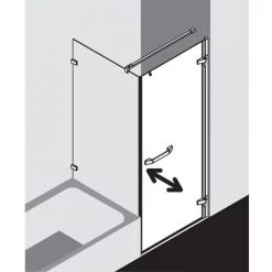 Sortie 🛒 Kermi Porte Battante Tusca 1KR 0930x 2000 GAK: 890-910 SIHG Verre Trempé Transparent Clean 🥰 11 Sortie 🛒 Kermi Porte Battante Tusca 1KR 0930x 2000 GAK: 890-910 SIHG Verre Trempé Transparent Clean 🥰 -KERMI Soldes Boutique 42041129 5