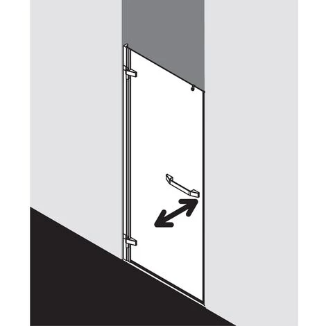Offres 😍 Kermi Porte Battante Tusca 1TR 1000x 2000 BV: 980-1005 SIHG Verre Trempé Transparent ✔️ 4 Offres 😍 Kermi Porte Battante Tusca 1TR 1000x 2000 BV: 980-1005 SIHG Verre Trempé Transparent ✔️ – Image 2