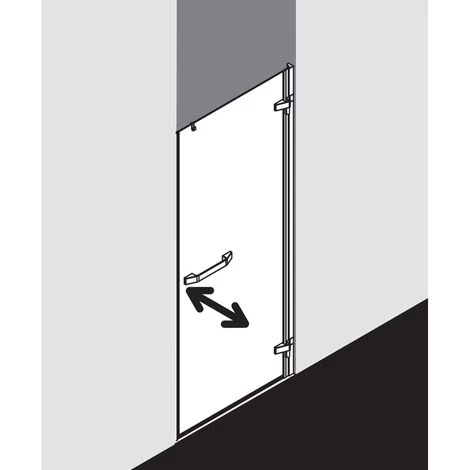 Offres 😍 Kermi Porte Battante Tusca 1TR 1000x 2000 BV: 980-1005 SIHG Verre Trempé Transparent ✔️ 5 Offres 😍 Kermi Porte Battante Tusca 1TR 1000x 2000 BV: 980-1005 SIHG Verre Trempé Transparent ✔️ – Image 3